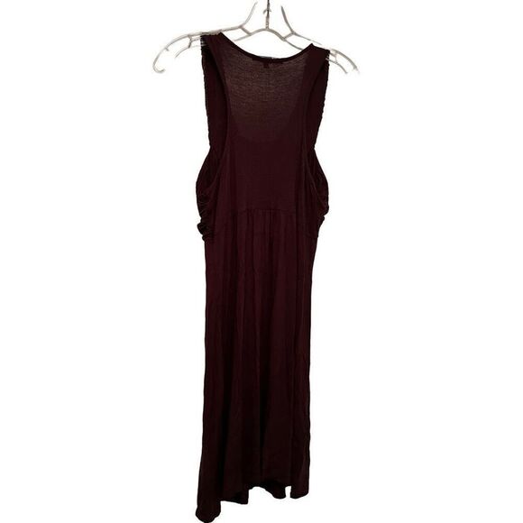 Bluheaven Embroidered Racerback Brown Tank Dress - size M - Picture 2 of 5